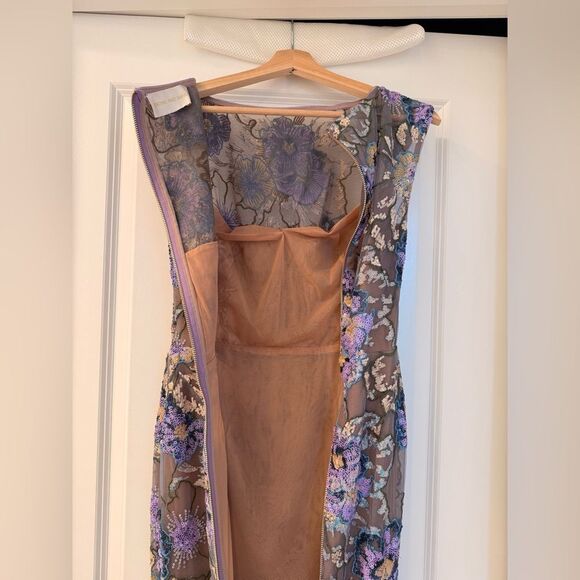 NWOT Bronx and Banco Violet Floral Maxi Dress - Picture 14 of 15
